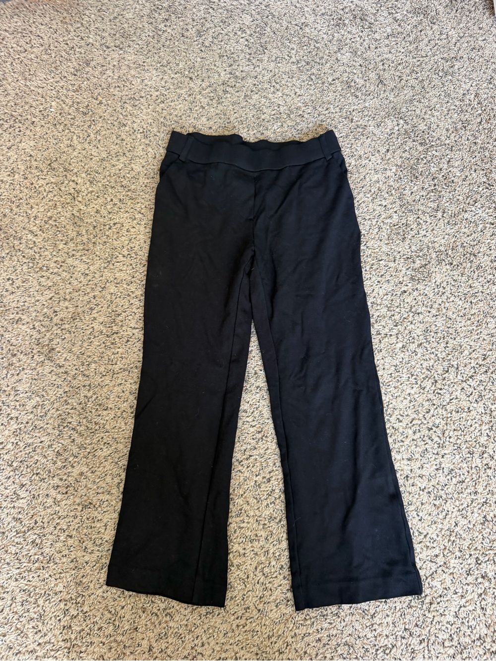 Jules & Leopold Black Straight-Leg Pull-On Trousers